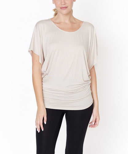 BAMBOO SK U NECK TUNIC - Faylinn & Co