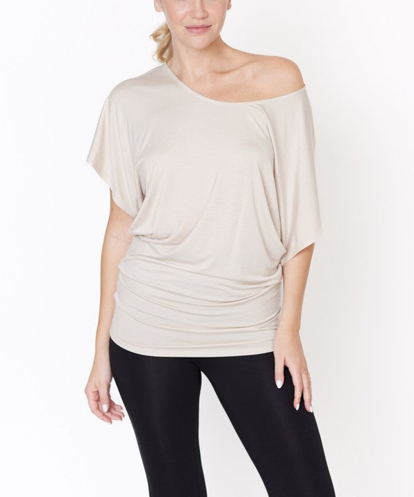 BAMBOO SK U NECK TUNIC - Faylinn & Co