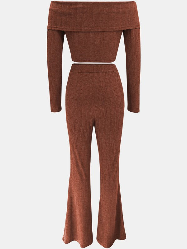 WOMEN FASHION TWO PIECE PANTS SET - Faylinn & Co