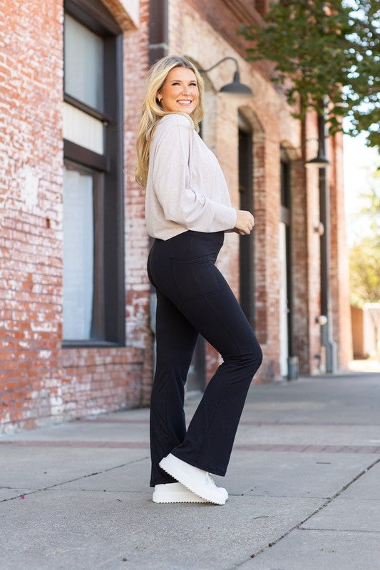 The Vanessa 27 inch Bootcut Leggings - Faylinn & Co