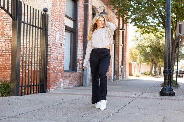 The Vanessa 27 inch Bootcut Leggings - Faylinn & Co