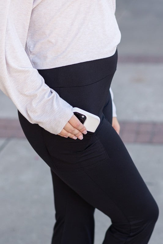 The Vanessa 27 inch Bootcut Leggings - Faylinn & Co