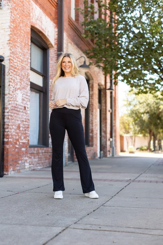The Vanessa 27 inch Bootcut Leggings - Faylinn & Co