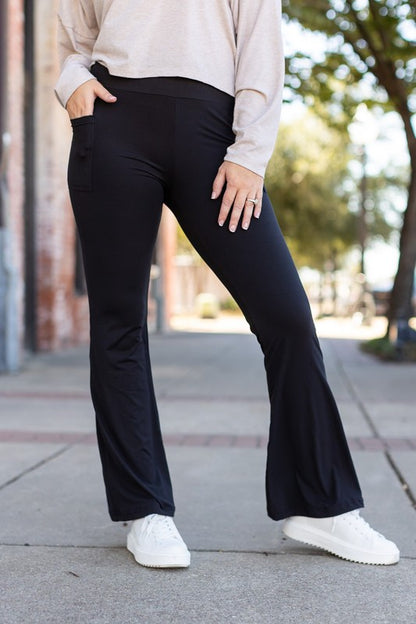 The Vanessa 27 inch Bootcut Leggings - Faylinn & Co