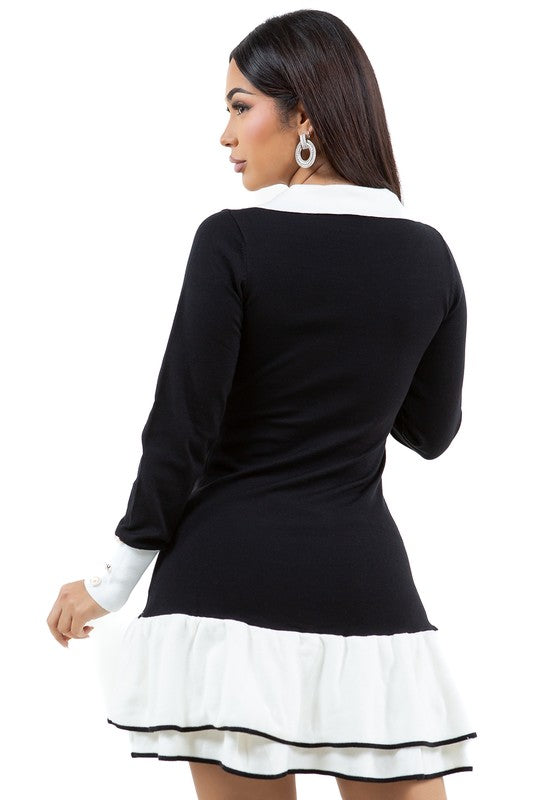 WOMEN FASHION SWEATER DRESS - Faylinn & Co