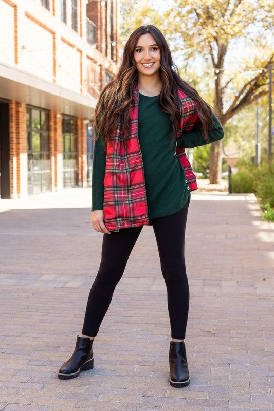 Black Full-Length Leggings NO POCKETS - Faylinn & Co
