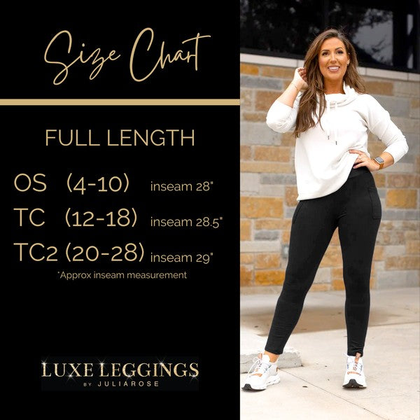 Black Full-Length Leggings NO POCKETS - Faylinn & Co