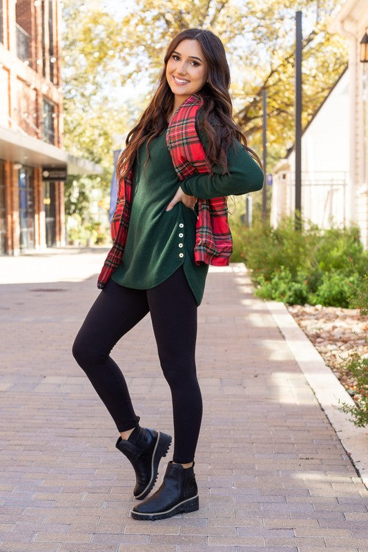 Black Full-Length Leggings NO POCKETS - Faylinn & Co