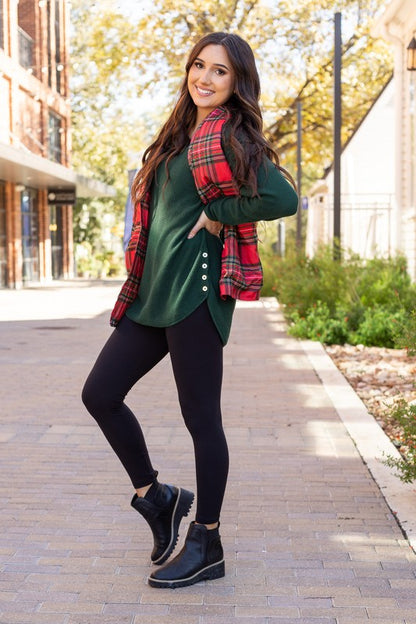 Black Full-Length Leggings NO POCKETS - Faylinn & Co