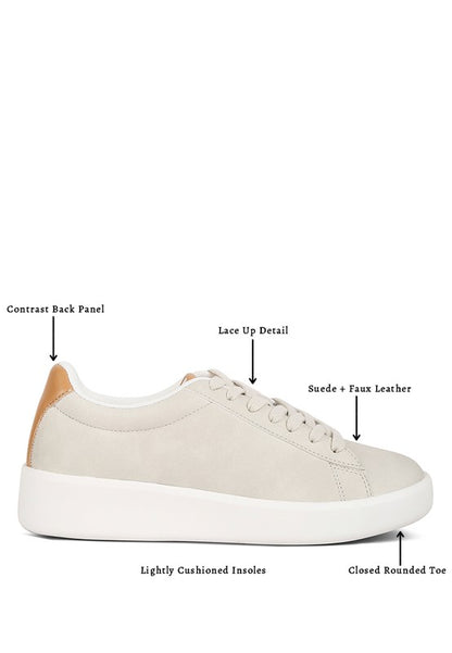 Minky Lace Up Casual Sneakers - Faylinn & Co