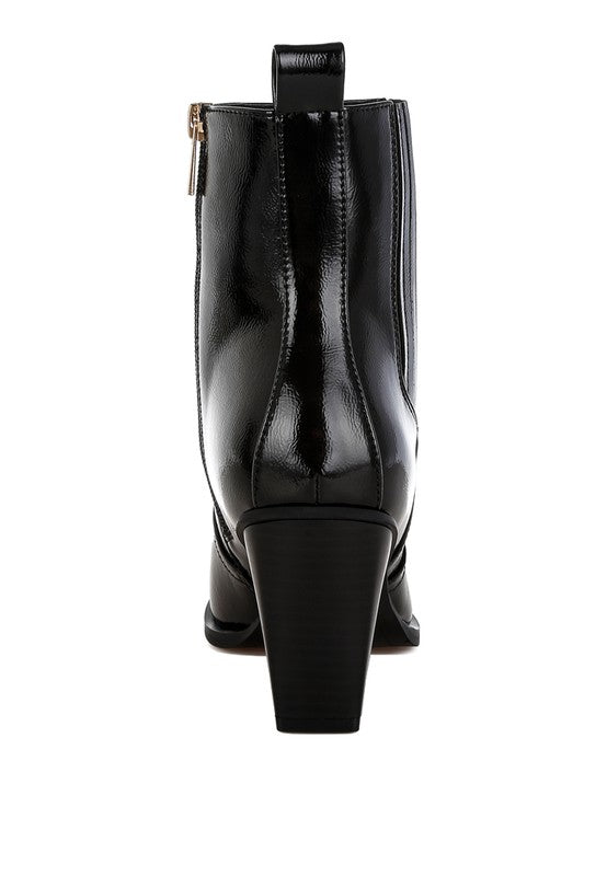 Cornus Pointed Toe Ankle Boots - Faylinn & Co