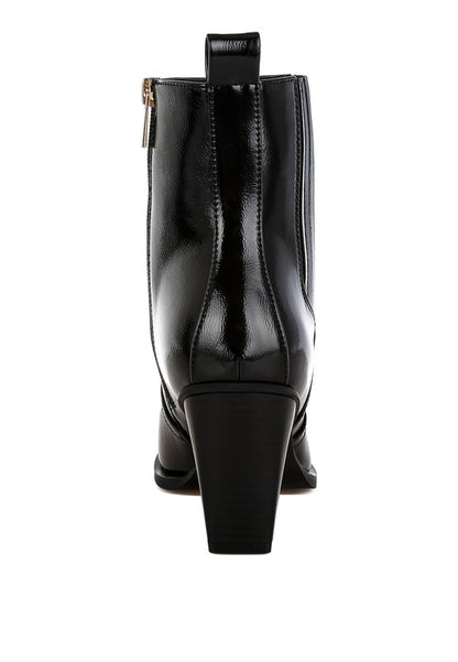 Cornus Pointed Toe Ankle Boots - Faylinn & Co