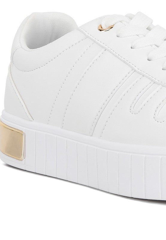Welsh Panelling Detail Sneakers - Faylinn & Co