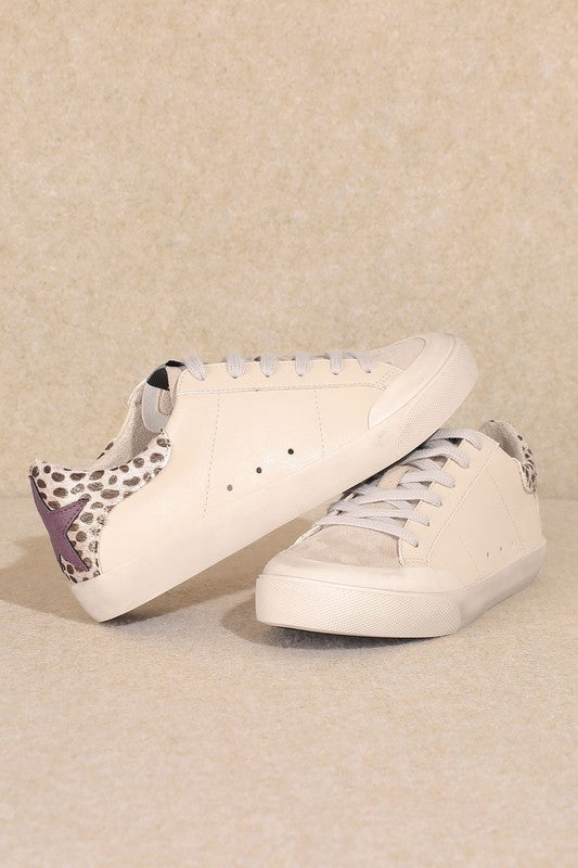 Lace up, Star, Sneakers - Faylinn & Co