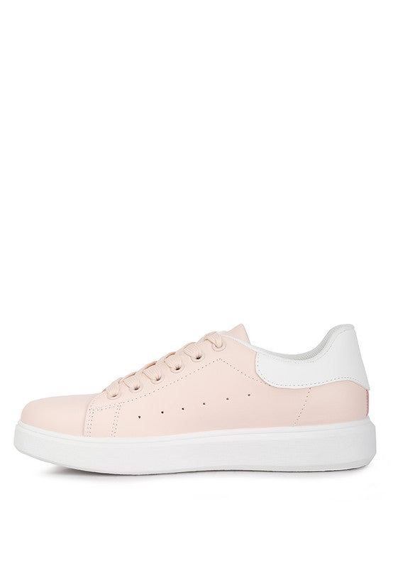Enora Comfortable Lace Up Sneakers - Faylinn & Co