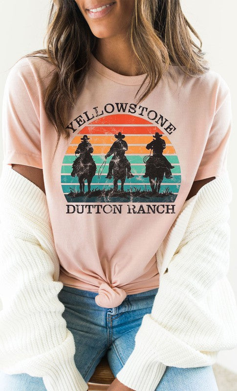 Yellowstone Dutton Ranch PLUS Western Graphic Tee - Faylinn & Co
