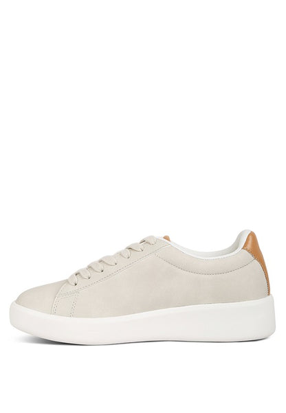 Minky Lace Up Casual Sneakers - Faylinn & Co