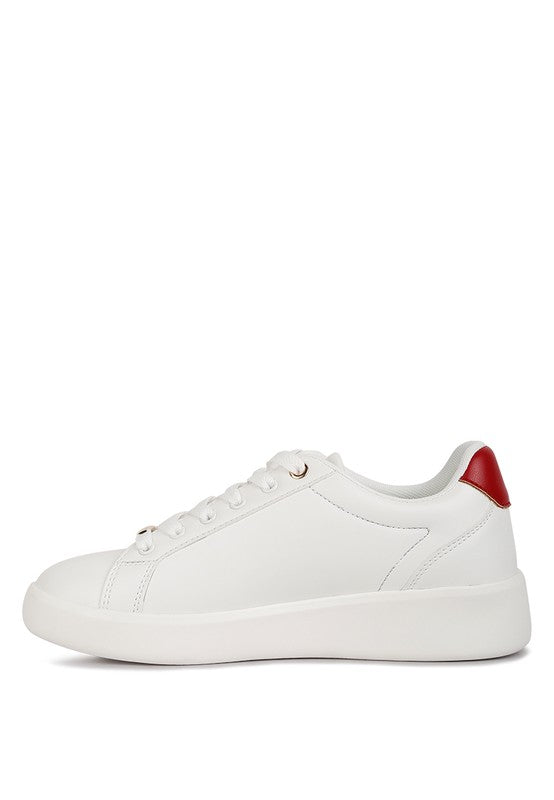Loyalty Embroidery Detail Sneakers - Faylinn & Co
