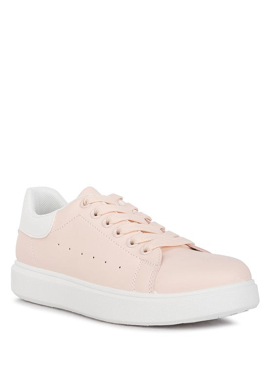 Enora Comfortable Lace Up Sneakers - Faylinn & Co