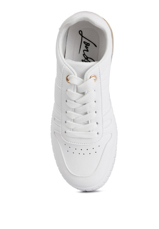 Welsh Panelling Detail Sneakers - Faylinn & Co