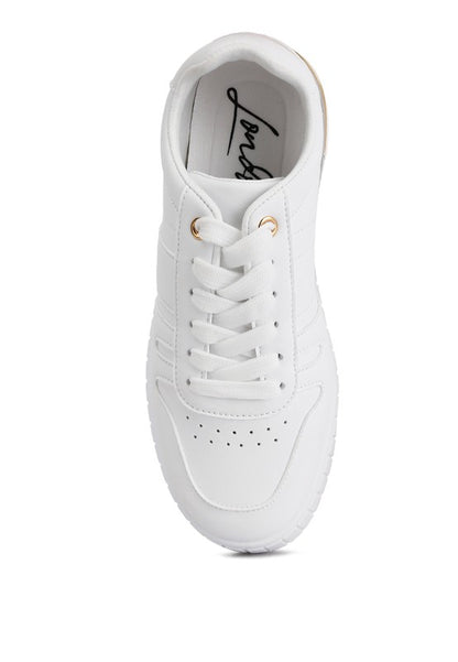 Welsh Panelling Detail Sneakers - Faylinn & Co