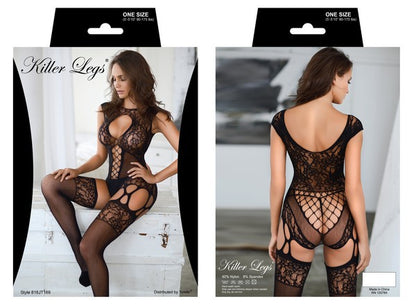 Bombshell Fishnet Body Stocking - Faylinn & Co