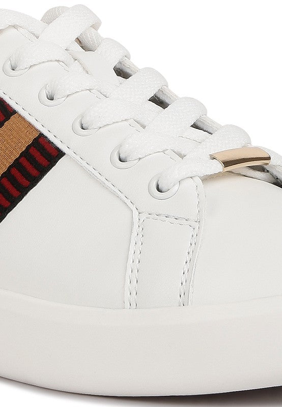 Loyalty Embroidery Detail Sneakers - Faylinn & Co