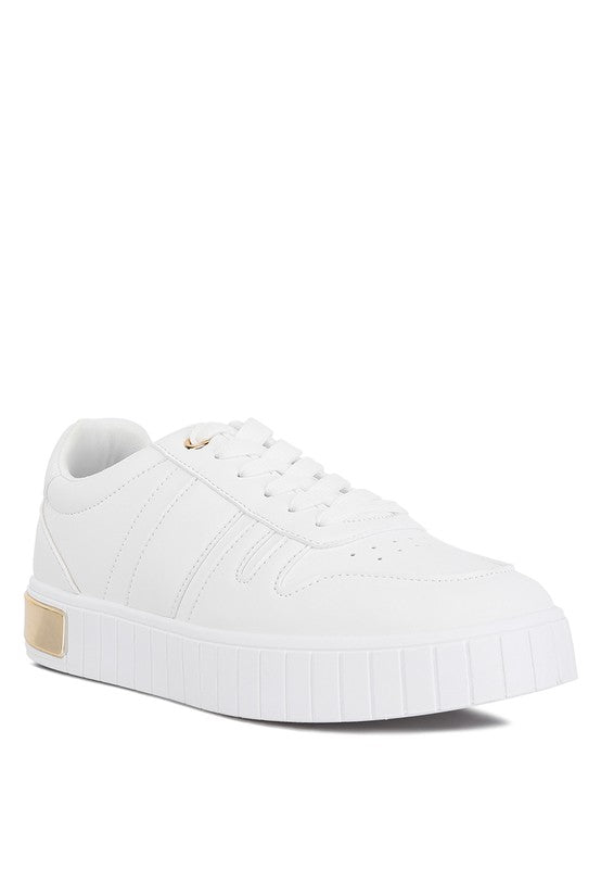 Welsh Panelling Detail Sneakers - Faylinn & Co