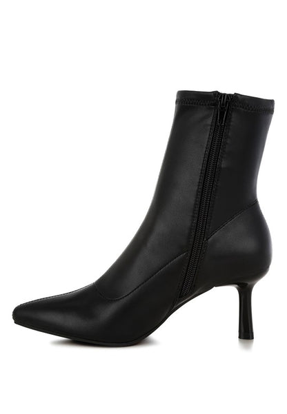 Pumila Stiletto Heel Sock Boots - Faylinn & Co