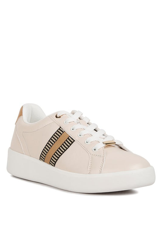 Loyalty Embroidery Detail Sneakers - Faylinn & Co