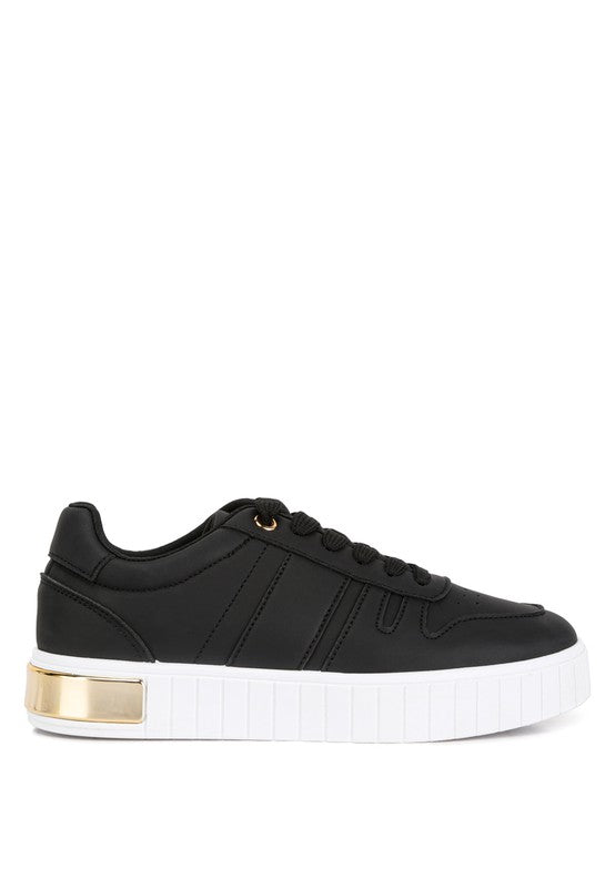 Welsh Panelling Detail Sneakers - Faylinn & Co