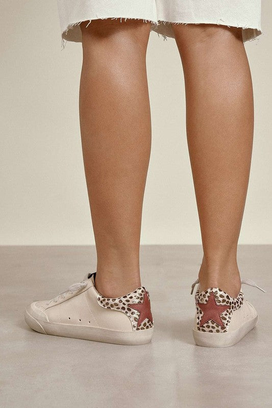 Lace up, Star, Sneakers - Faylinn & Co