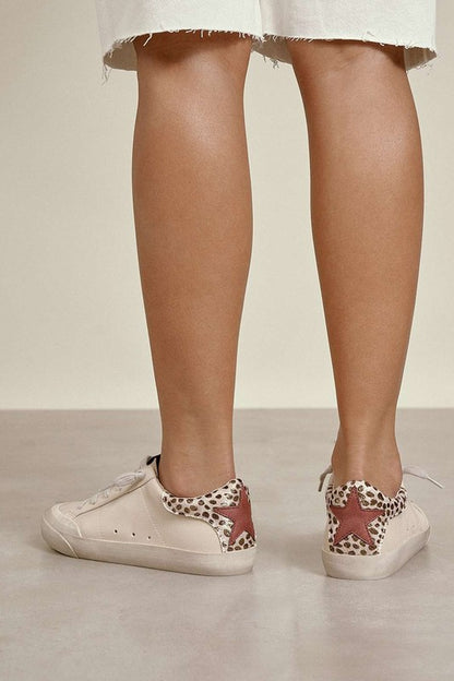 Lace up, Star, Sneakers - Faylinn & Co