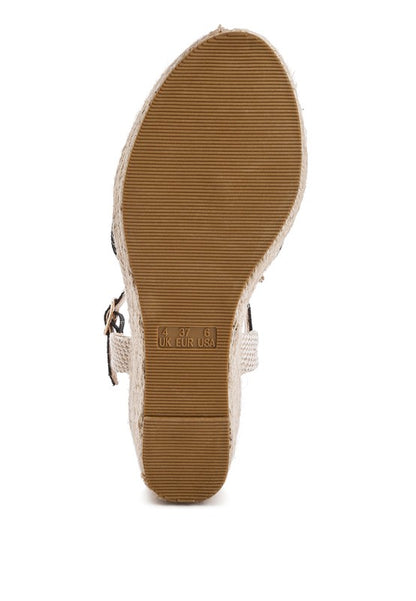 Trand Wedge Espadrille Sandals - Faylinn & Co