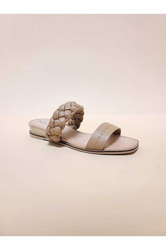 SILAS-SLIDE SANDALS - Faylinn & Co