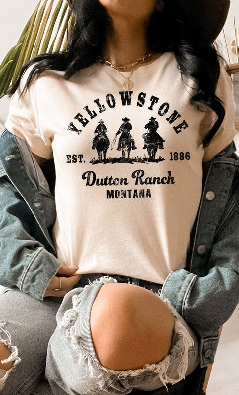 Yellowstone Dutton Ranch Riding PLUS Graphic Tee - Faylinn & Co