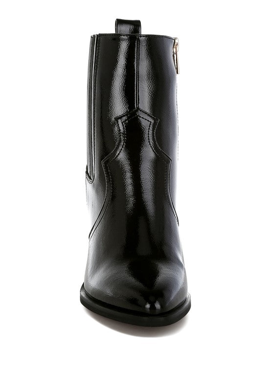 Cornus Pointed Toe Ankle Boots - Faylinn & Co
