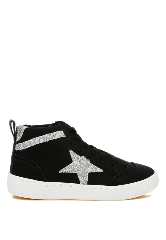 Sonic Star High Ankle Sneakers - Faylinn & Co