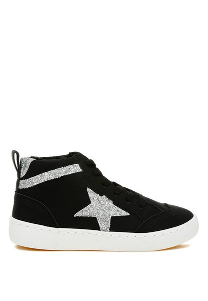Sonic Star High Ankle Sneakers - Faylinn & Co