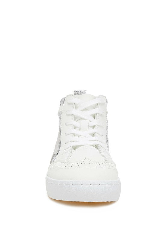 Sonic Star High Ankle Sneakers - Faylinn & Co