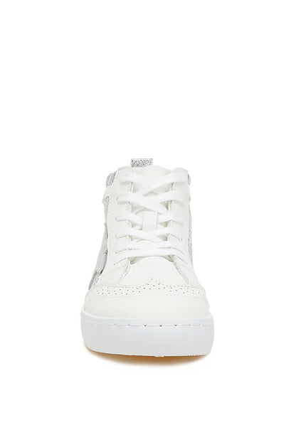 Sonic Star High Ankle Sneakers - Faylinn & Co