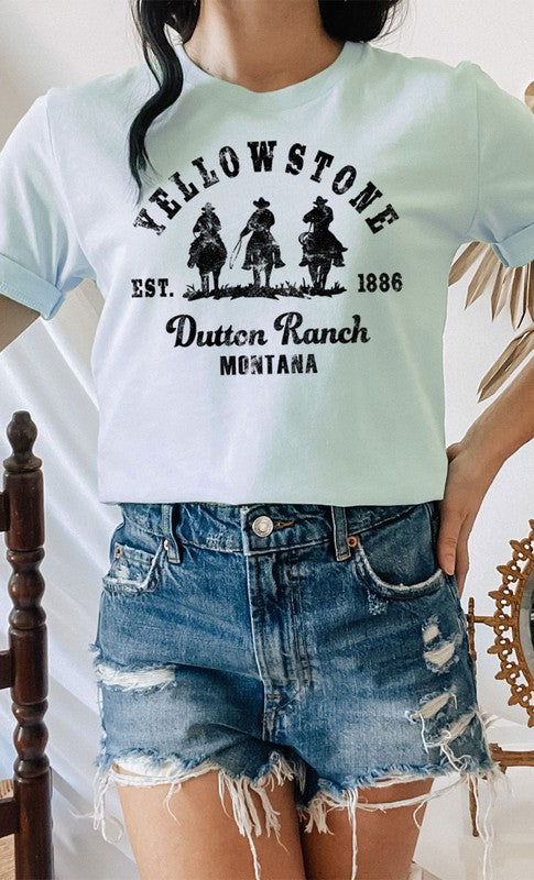 Yellowstone Dutton Ranch Riding PLUS Graphic Tee - Faylinn & Co