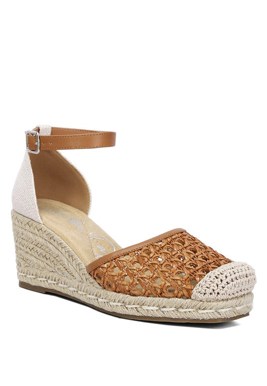 Mason Pin Buckle Wedge Heel Espradilles - Faylinn & Co