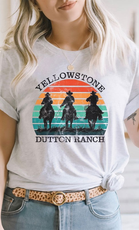 Yellowstone Dutton Ranch PLUS Western Graphic Tee - Faylinn & Co