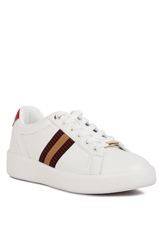 Loyalty Embroidery Detail Sneakers - Faylinn & Co