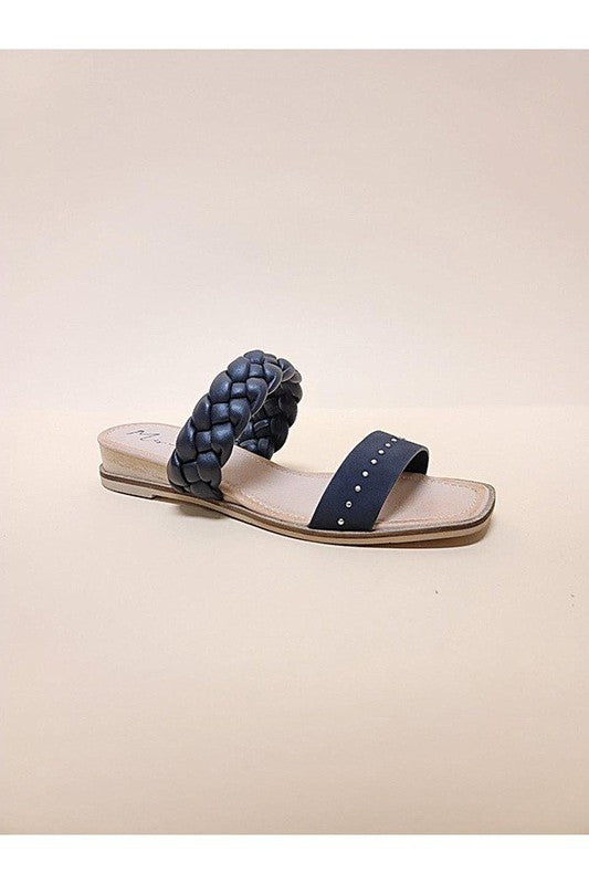 SILAS-SLIDE SANDALS - Faylinn & Co