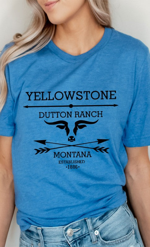 Yellowstone Dutton Ranch Montana PLUS Graphic Tee - Faylinn & Co