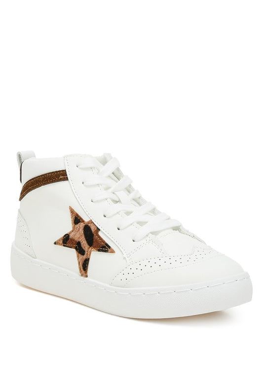 Sonic Star High Ankle Sneakers - Faylinn & Co