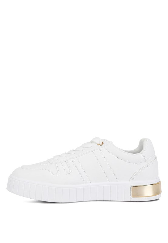 Welsh Panelling Detail Sneakers - Faylinn & Co