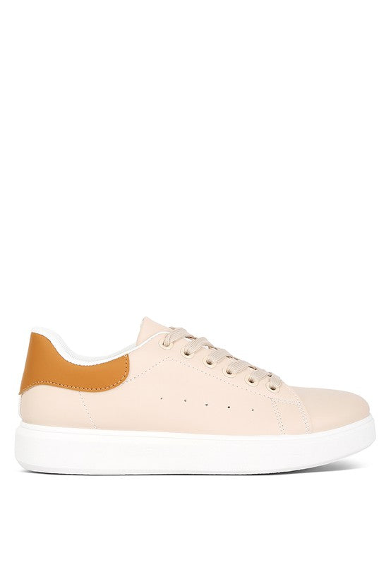 Enora Comfortable Lace Up Sneakers - Faylinn & Co